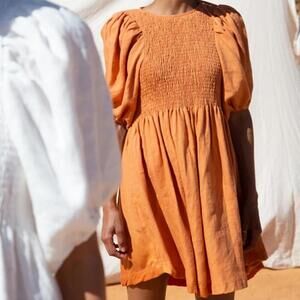 Beaumont organic linen dress